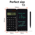 Nova calculadora de design com tablet para escrever